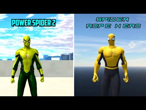 Power Spider 2 Vs Spider Rope Hero | SBS Gameplay comparison!!