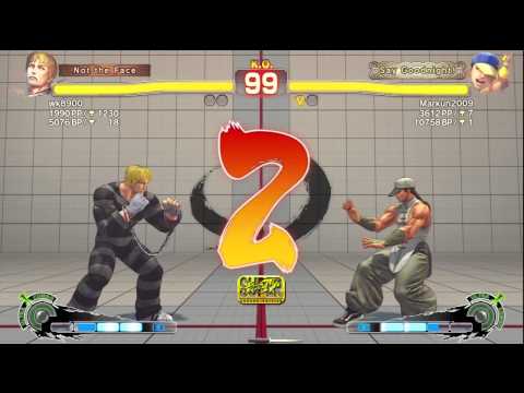 SSF4-AE: wk8900 [Cody] VS Markun [Yun]