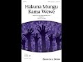 Hakuna Mungu Kama Wewe SATB Choir Arranged By Greg Gilpin