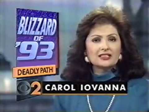 WCBS NY NEWS-March 14, 1993-Carol Iovanna, Reggie Harris