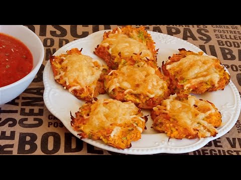 Cómo Hacer Tortitas de Verduras ✨CRUJIENTES y Saludables✨