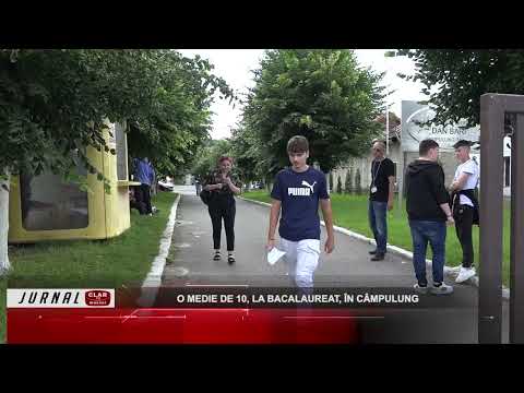 O medie de 10 la Bacalaureat, în Câmpulung ( 03 07 2023 )