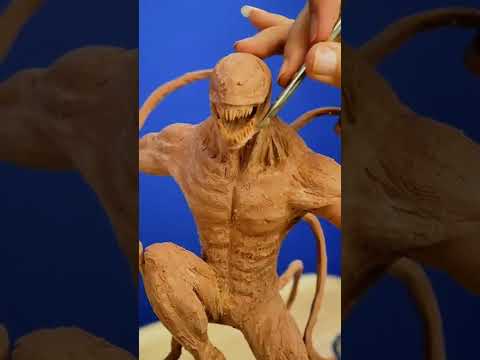 Clay sculpture venom