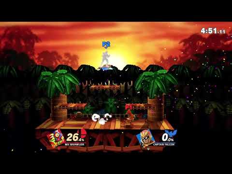 Battle Arena: Mii Brawler (2123) vs Captain Falcon