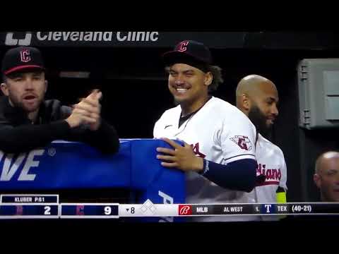 Cleveland Guardians' Will Brennan home run vs. Boston