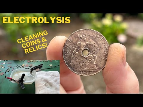 Electrolysis - Cleaning Coins and Relics - Tips and Tricks