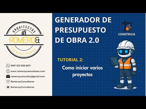 Miniatura TUTORIAL 2 - COMO INICIAR 1 O MAS PROYECTOS