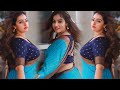 Malavika C Menon In New Blue Saree