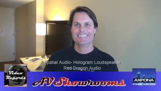 Spatial Audio, Hologram open baffle loudspeaker, Red Dragon Audio, Clayton Shaw