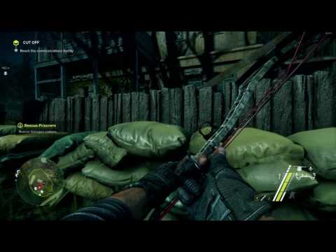Sniper: Ghost Warrior 3 - Rescuing prisoners with a bow (PC)