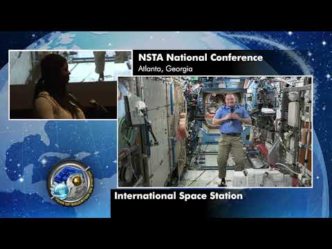 Expedition 55 Inflight Interview with the NSTA Conference in Atlanta, GA - March 16, 2018