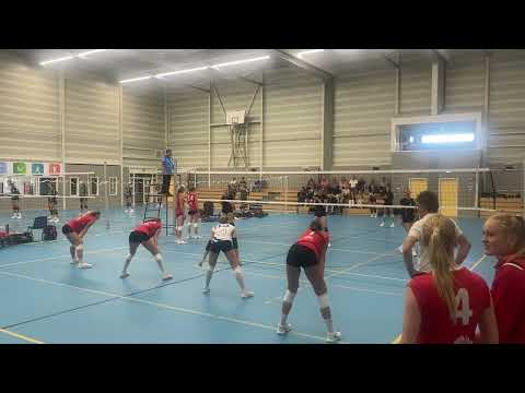 Divisie toernooi Sneek, 1e set VC Sneek-Sudosa
