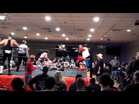 SWF- 10 Man Tag Team Match   3-1-14
