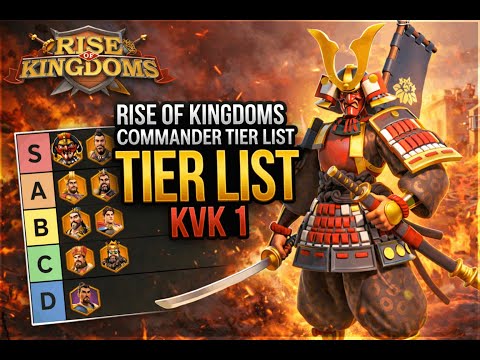 KvK 1 Commander Tier List: Open Field [2026] Rise of Kingdoms