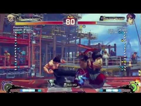 Playerjun52 (Gouken) vs rosetalea (Fei Long) - AE2012 Ranked Match *720p HD*