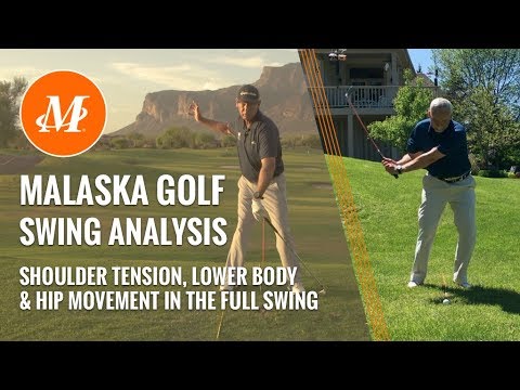 Malaska Golf // Swing Analysis // Full Swing - Shoulders, Leg & Hip Movement