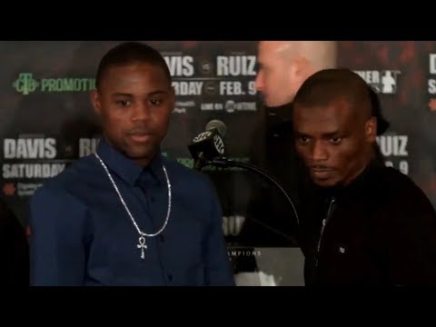 JAVIER FORTUNA vs SHARIF BOGERE | FINAL PRESSER FACE 2 FACE