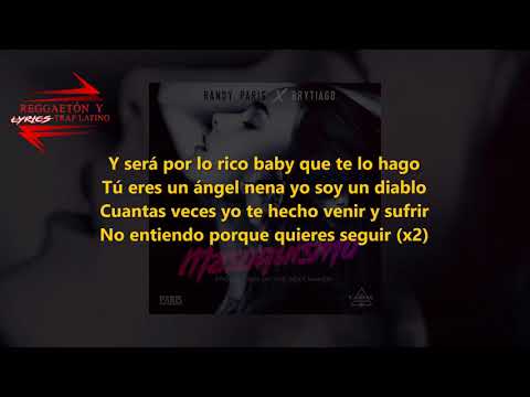 Masoquismo (Letra) - Randy Paris Ft. Brytiago | Audio Oficial
