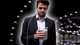 Amazing bead chain experiment in slow motion - Slo Mo #20 - Earth Unplugged