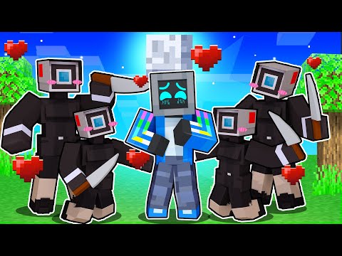 Insane Camera Woman Adopts Me in Minecraft!