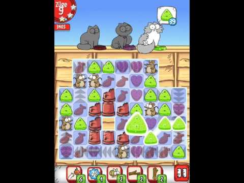 Simons Cat - Crunch Time - Level 185 - No Boosters (by match3news.com)