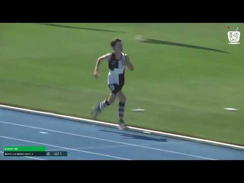 U12 Boys 800m Heat 4: 2022 Commonwealth Bank State Combined Events Championships - Sunday