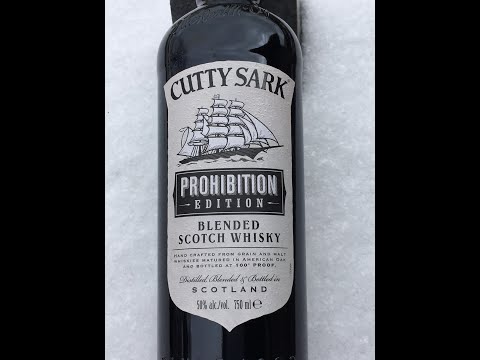 Whisky Review 236, Cutty Sark Prohibition Edition, Blended Scotch Whisky