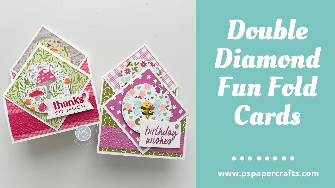 How to Make Double Diamond Fun Fold Cards