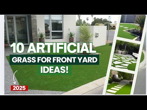 10 Genius Front Yard Ideas with Artificial Grass (2025 Trends You’ll Want to Copy!)