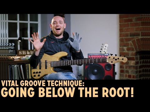 Vital Groove Technique for Bass Players: Going BELOW the Root! /// Scott's Bass Lessons
