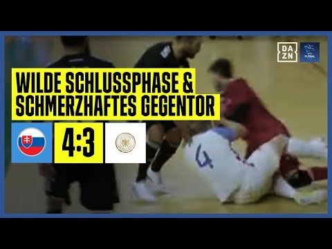 Starke Aufholjagd wird nicht belohnt: Slowakei - Deutschland | UEFA Futsal Qualifiers | DAZN