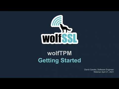 Getting Started with wolfTPM
