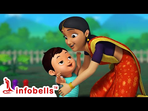 ನನ್ನ ಮುದ್ದಾದ ಪುಟ್ಟ ಮಗು - Mother and Baby Song | Kannada Rhymes for Children | Infobells