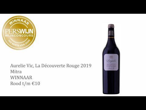 WINNAAR - Rode wijnen t/m €10: Aurelie Vic, La Découverte Rouge 2019