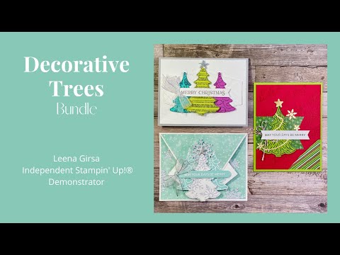 Three Festive Ideas with the Decorative Trees Bundle by Stampin’ Up!®