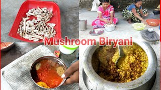 Desi Village Style Mushroom Biryani Recipe