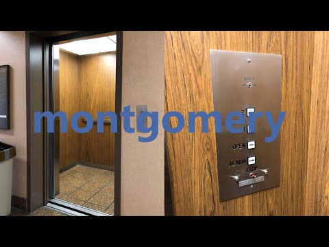 AWESOME Montgomery Square Button Hydraulic Elevator - Sacramento, CA