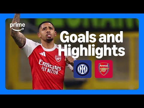 Arsenal's strikers ON FIRE 🔥 | Inter v Arsenal | UEFA Champions League Highlights 🎥