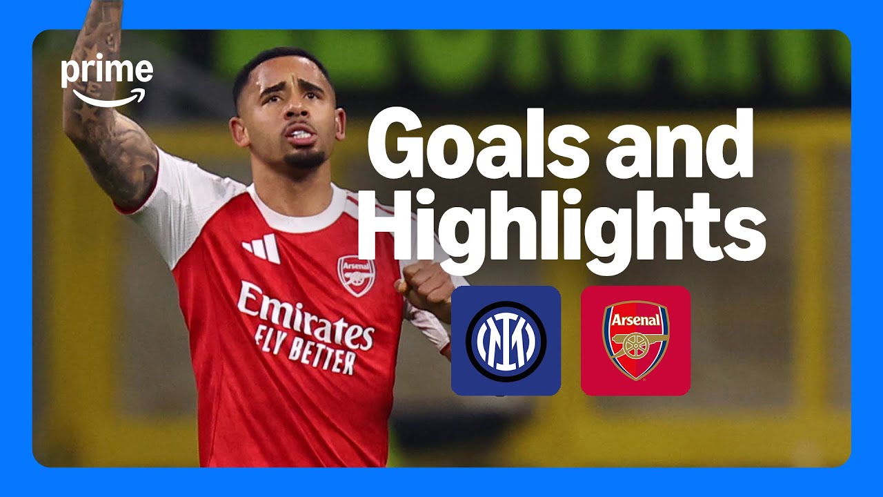 Arsenal's strikers ON FIRE 🔥 | Inter v Arsenal | UEFA Champions League Highlights 🎥 - YouTube