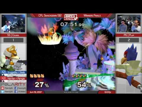 CFL Smackdown 132 Melee - SS | Colbol (Fox) vs PG | Plup (Falco) - Winners Finals