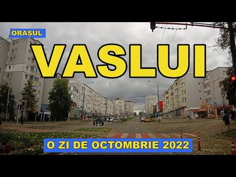 Orasul VASLUI traseu Bazar - Independenta - Piata centrala - Donici - Calugareni Motor Grup oct 2022