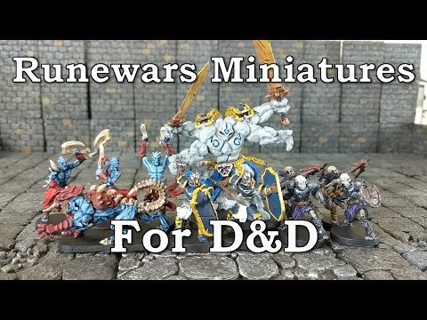 Runewars Miniatures for Tabletop RPGs