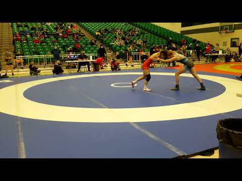 CCAS21 229 Senior WW 62kg Repechage CAN   Miki ROWBOTTOM vs CAN   Aleah NICKEL