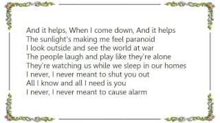 Elefant - Static on Channel 4 Lyrics