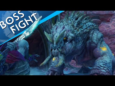 GRAVEL BELLY Boss Fight - God of War Ragnarok