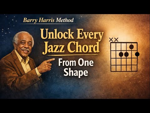 Unlock Every Jazz Chord from One Shape Barry Harris Method