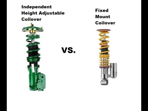 A look at Fixed Mount Vs. Independent Height Adjustable Coilovers