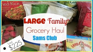 LARGE FAMILY GROCERY HAUL - SAMS CLUB FOOD HAUL - ALASKAN MAMA VLOGGER