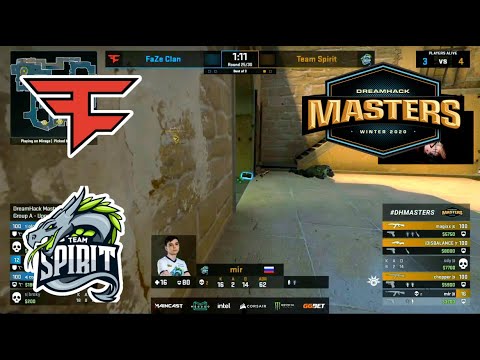 FaZe vs Spirit | Highlights | Dreamhack Masters Winter