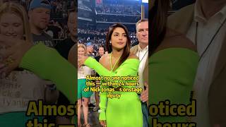 Almost no one noticed this — within 24 hours of Nick Jonas’s onstage injury#celebrity #shorts #fypシ